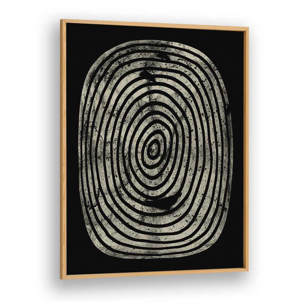 Stylish BLACK OASIS ABSTRACTION, GEOMETRIC ART PRINTS featuring bold lines and a contemporary design for modern decor.