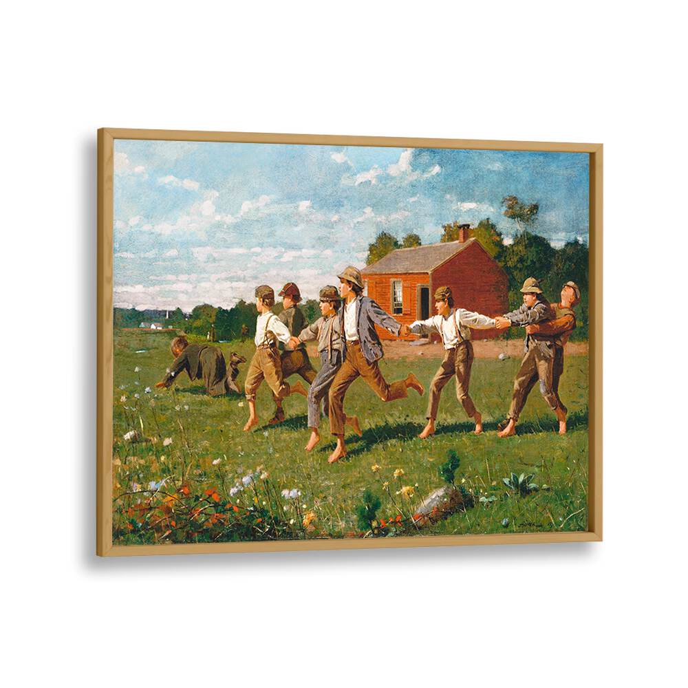 SNAP THE WHIP (1872)  ,  VINTAGE PAINTINGS