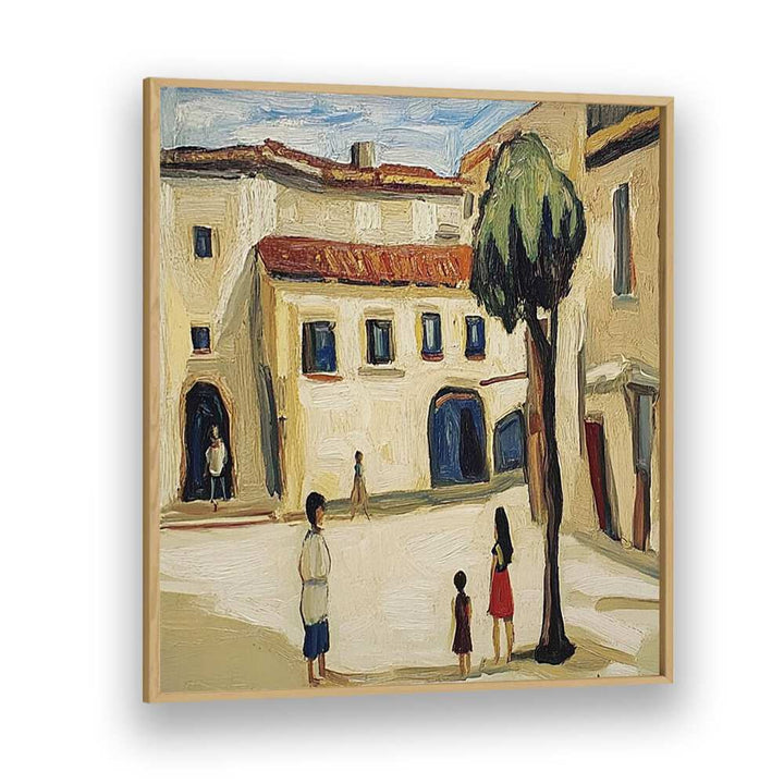 Urban landscape featuring people in STREET SCENE V, blending style and functionality in streetwear culture.