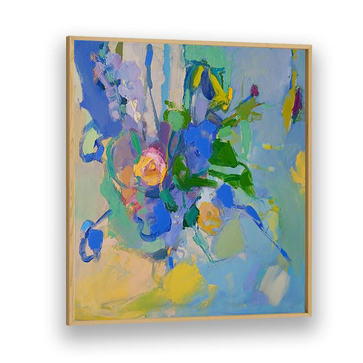 Vibrant SPRING BOUQUET, ABSTRACT PAINTINGS brighten your home with colorful blooms and artistic flair.