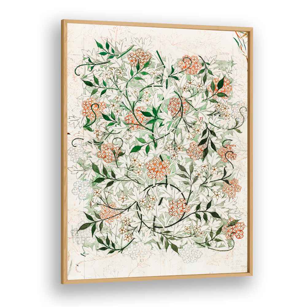 FAMOUS JASMINE PATTERN ARTWORK (1834-1896)  BY WILLIAM MORRIS, WILLIAM MORRIS PAINTINGS