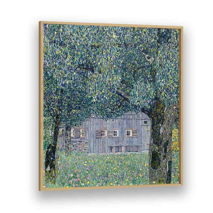 FARMHOUSE IN UPPER AUSTRIA (1911-1912) , VINTAGE PAINTINGS