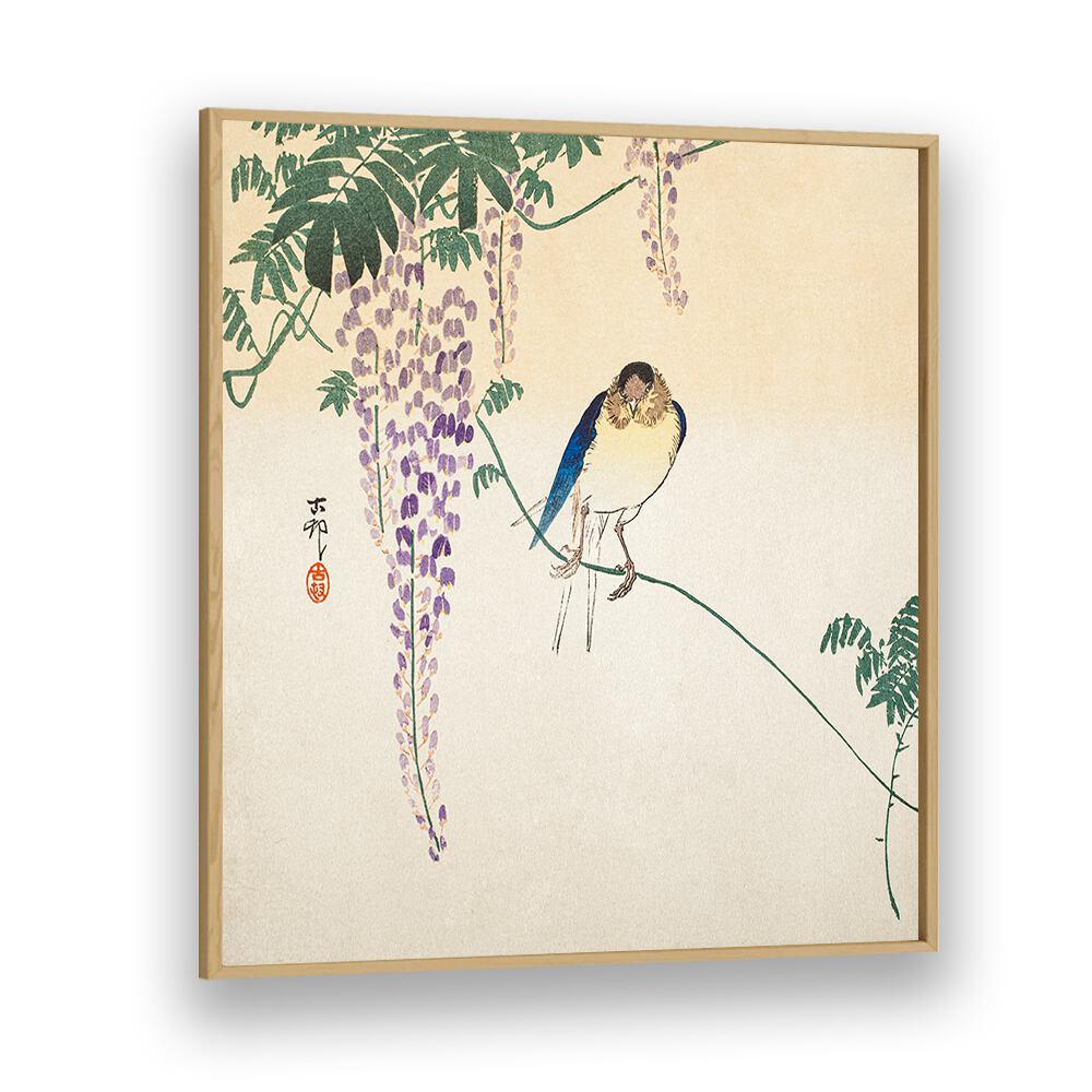 WISTERIA AND SWALLOW (CA. 1900) , JAPANESE PAINTINGS , JAPANESE ART PRINTS