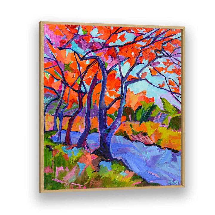 RED TREES , LANDSCAPE PAINTINGS