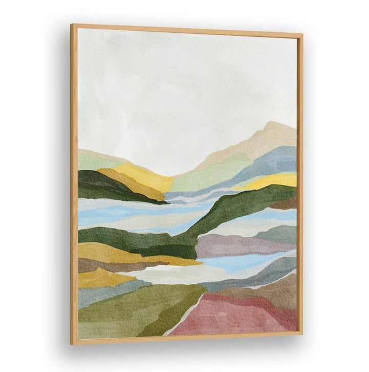 TRANQUIL HILL VIEW , LANDSCAPE PAINTINGS
