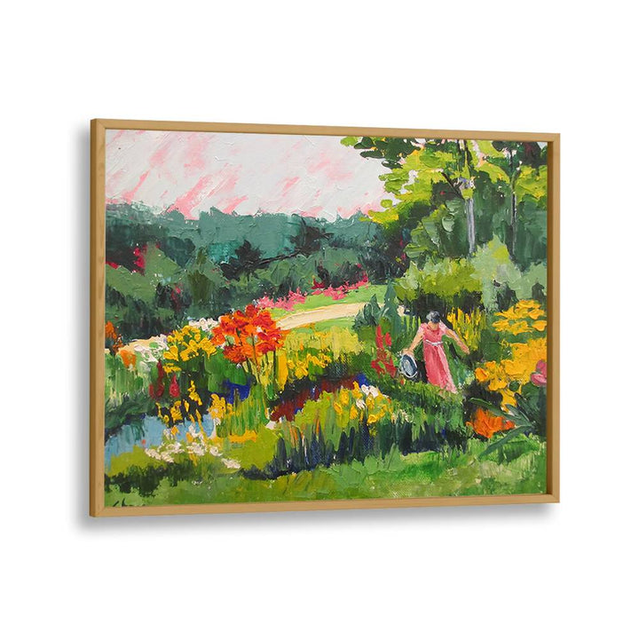 PLANTING A GARDEN , LANDSCAPE PAINTINGS