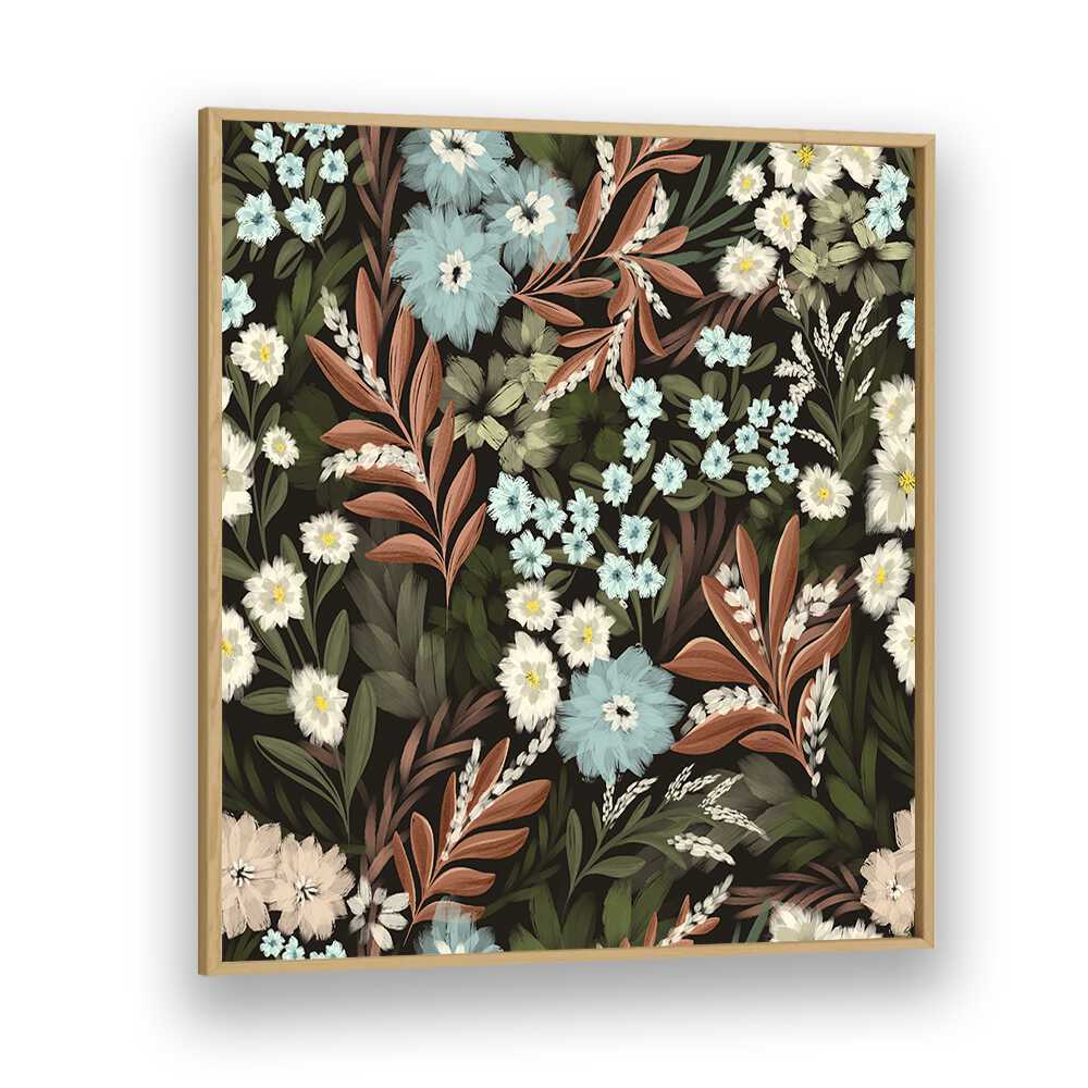 FOREST BOTANICALS , FLORAL FLOWER PAINTINGS