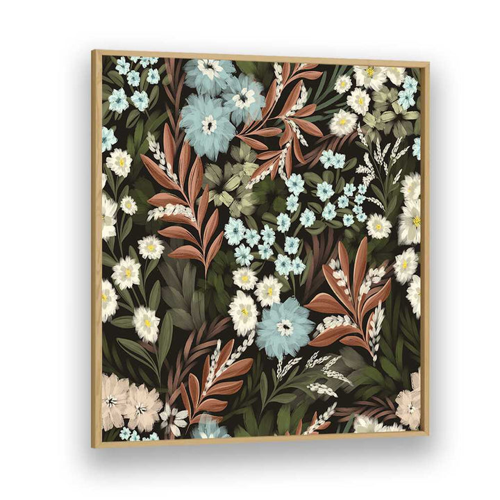 FOREST BOTANICALS , FLORAL FLOWER PAINTINGS