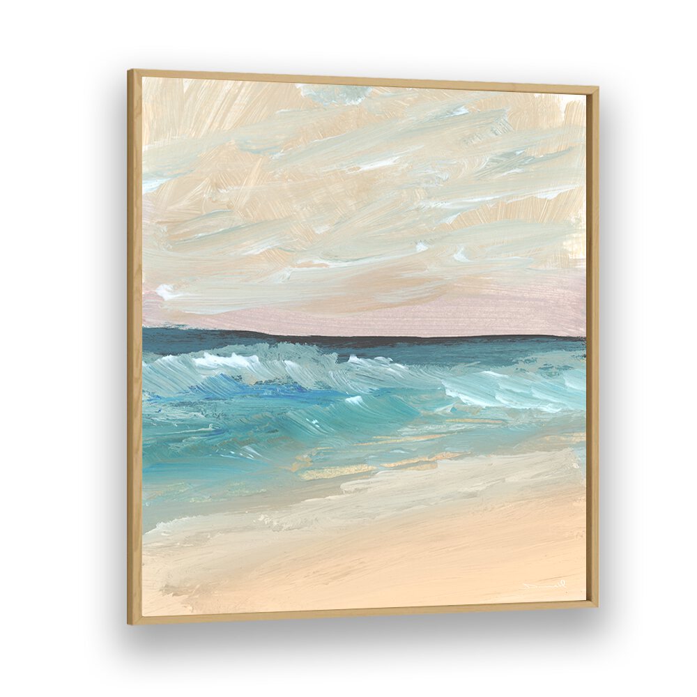 Serene BAY WAVES, ABSTRACT PAINTINGS capturing ocean beauty, perfect for adding elegance to your home decor.