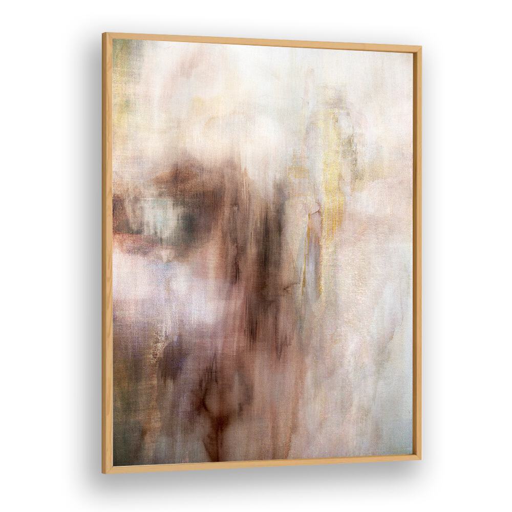 Ethereal forms in soft colors create a stunning abstract painting, perfect for any modern decor.
