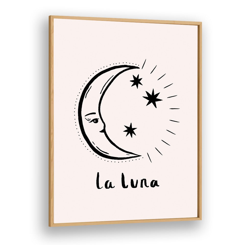 LA LUNA BY DUCHESS PLUM , LINE ART PRINTINGS , LINE ART PRINTS