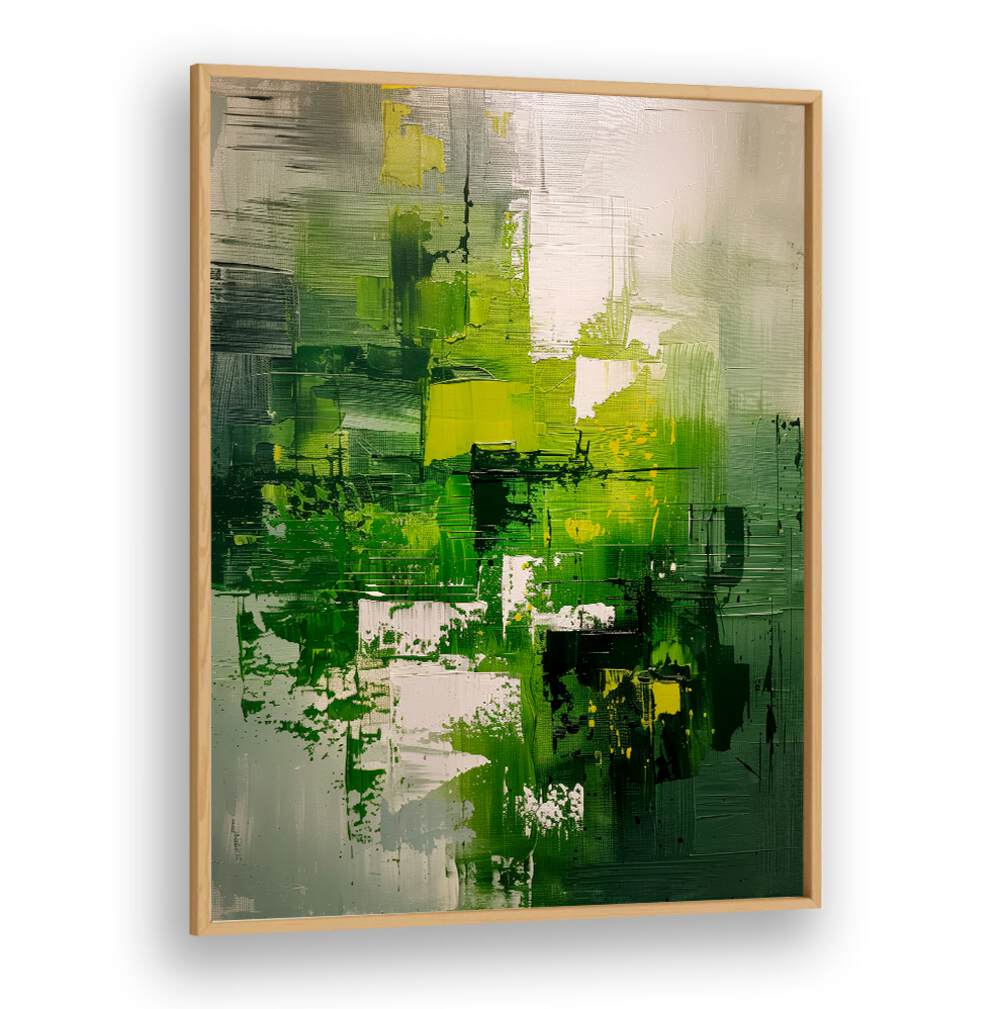 CONTEMPORART - MATCHA III , ABSTRACT PAINTINGS