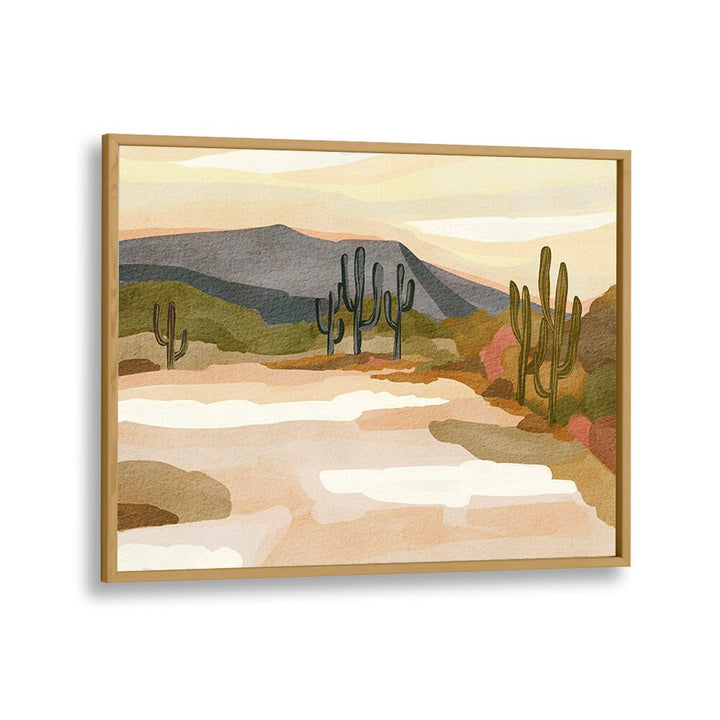 ROCKY HILL AND CACTUS , LANDSCAPE PAINTINGS