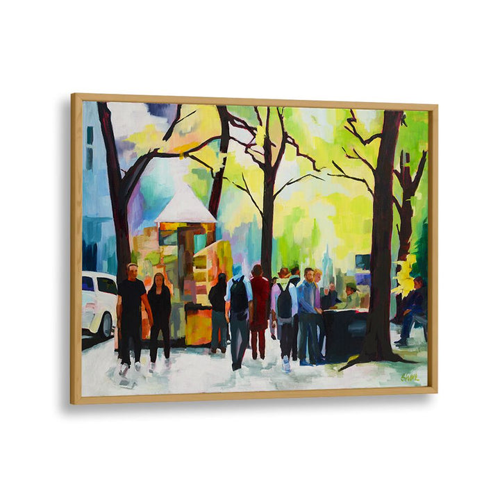 SUNDAY IN NEW YORK , LANDSCAPE PAINTINGS