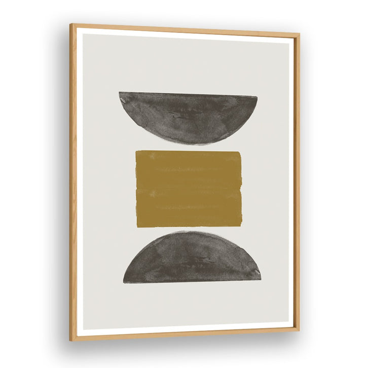 Modern geometric art print featuring bold shapes in elegant tones, perfect for any space. NEW OBJECTS NO.3, GEOMETRIC ART PRINTS.