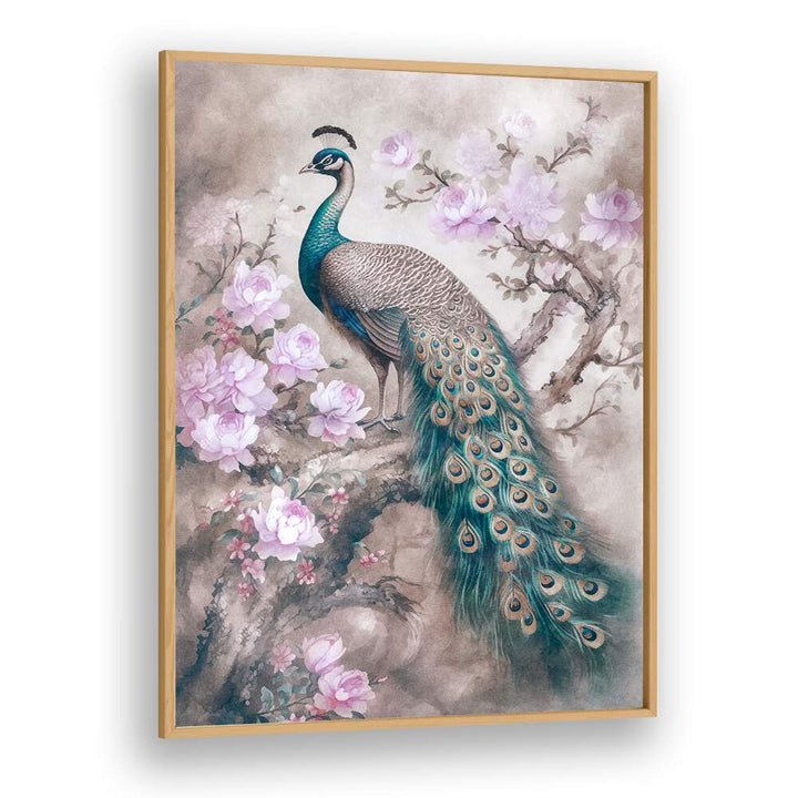 PEACOCKS ROMANCE , ANIMAL PAINTINGS
