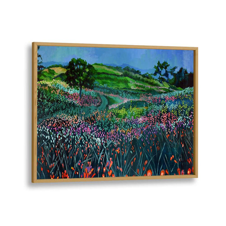 FIELDS OF FLOWERS , LANDSCAPE PAINTINGS