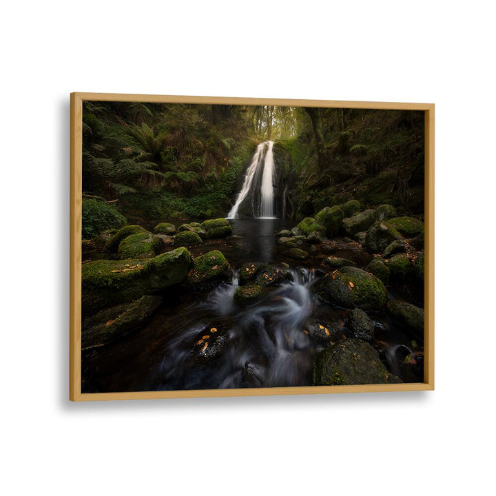 A GRACEFUL WATERFALL , LANDSCAPE PHOTO PRINTS