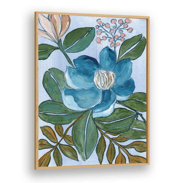 BLUE BLOSSOM , FLORAL FLOWER PAINTINGS