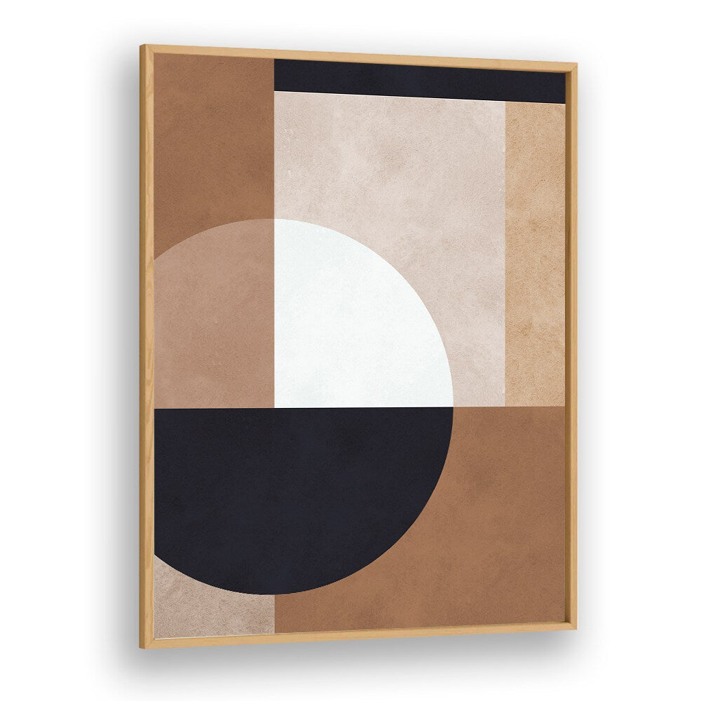 BROWN GEOMETRY I , ABSTRACT PAINTINGS , ABSTRACT ART PRINTS