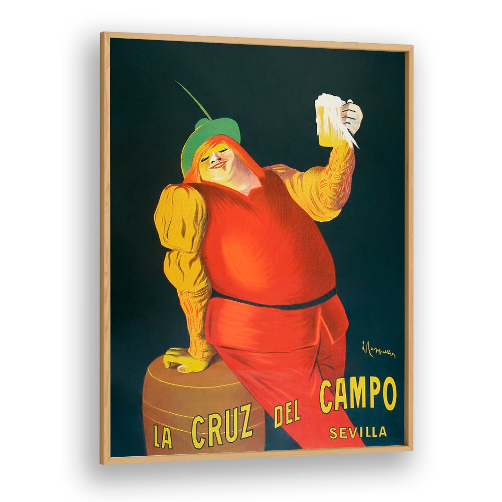 LA CRUZ DEL CAMPO BEERS (1906) , VINTAGE PAINTINGS