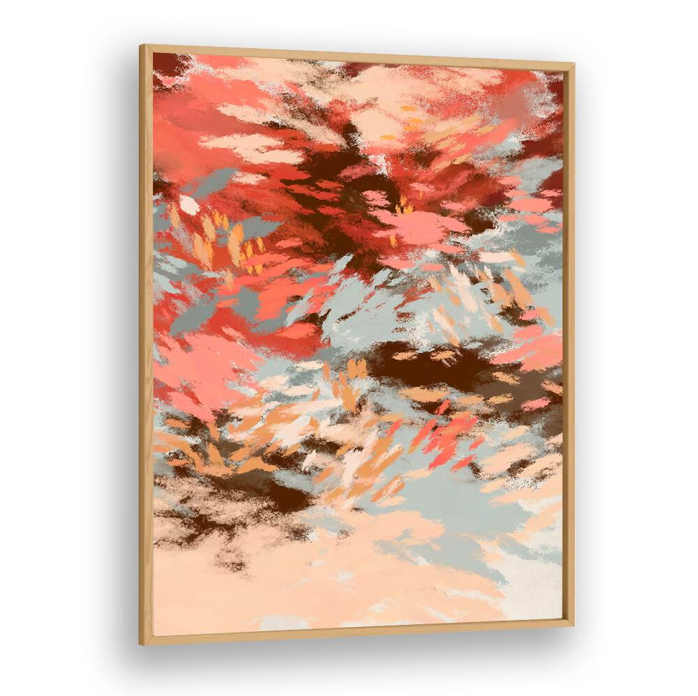 Warm earthy tones in AUTUMN SHADOWS I, ABSTRACT PAINTINGS, perfect for seasonal elegance in any space.