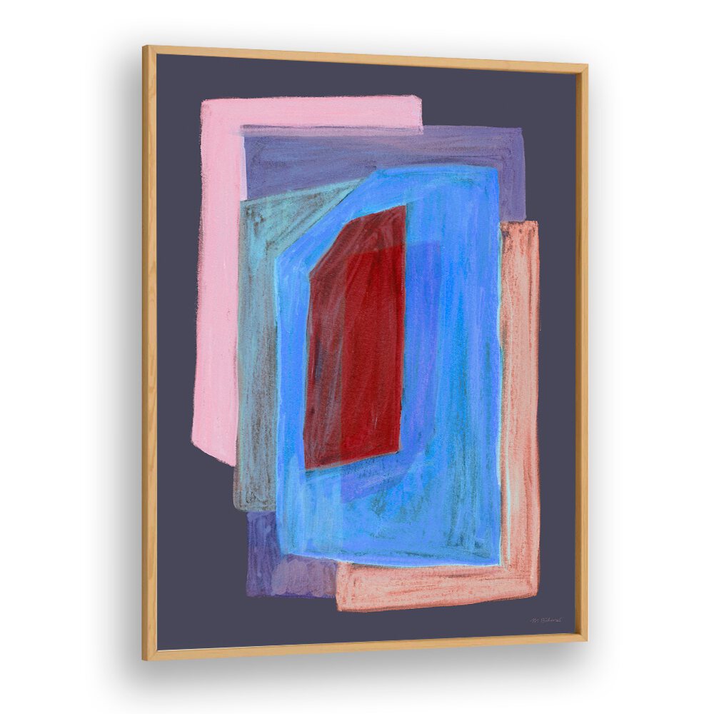 CHALKS AND SHAPES II , GEOMETRIC ART PRINTS