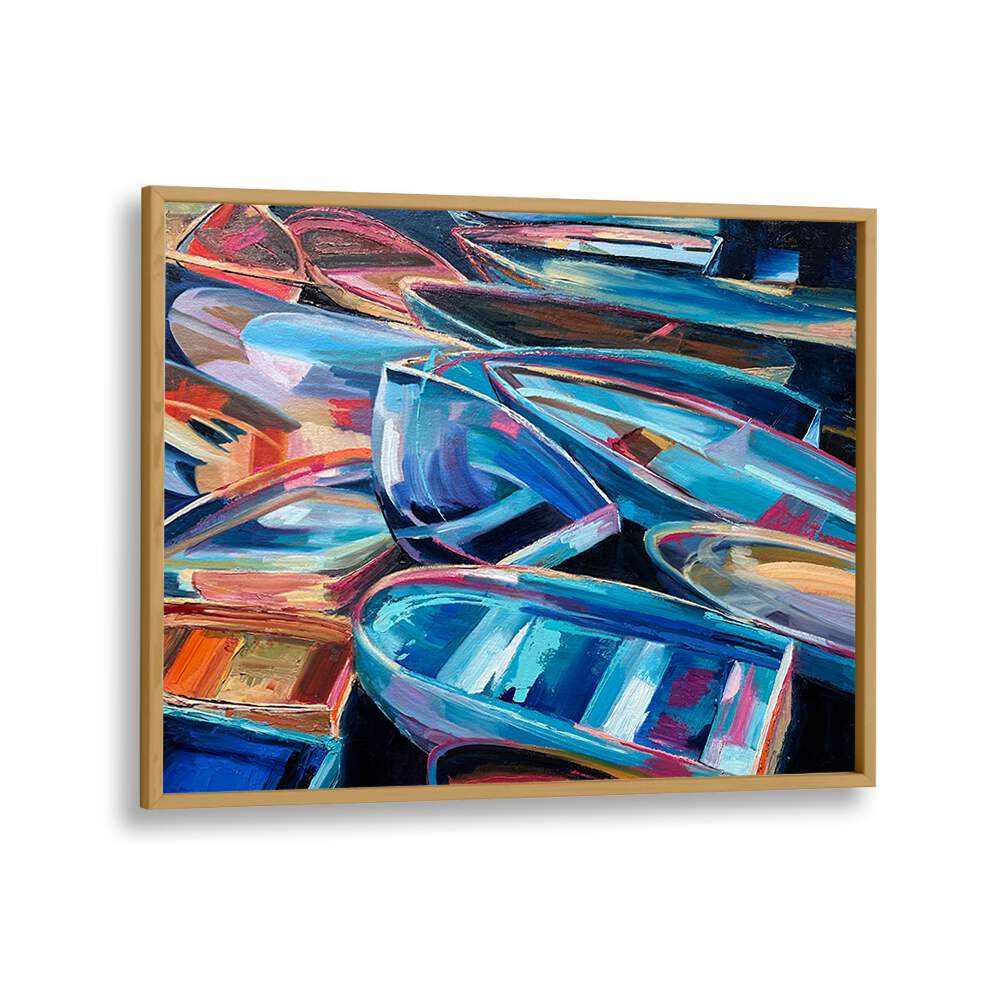 BOATS , BEACH PAINTINGS