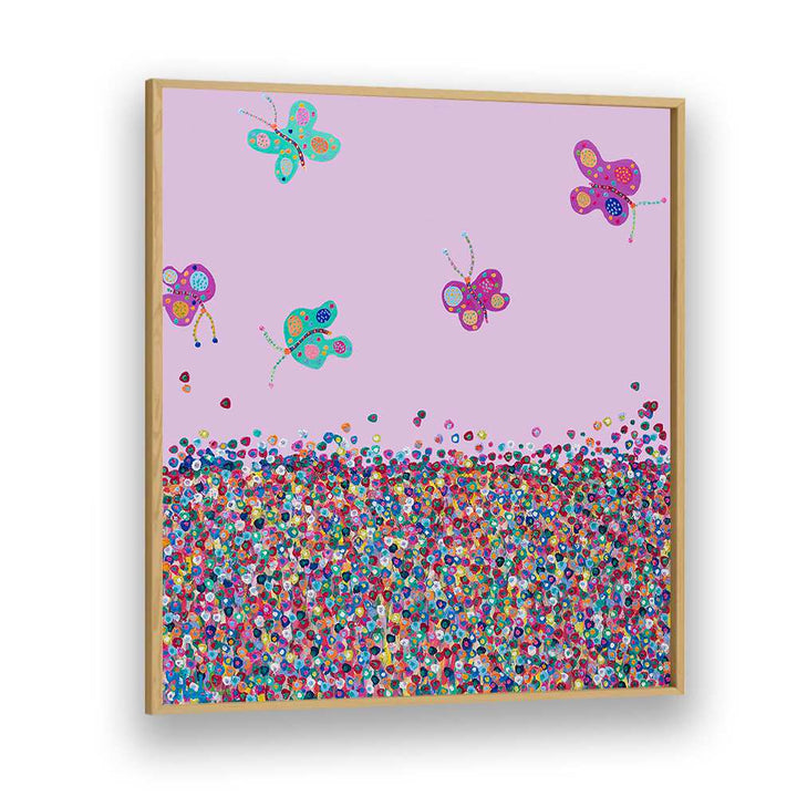 BUTTERFLIES ARE FREE , KIDS ROOM PAINTINGS