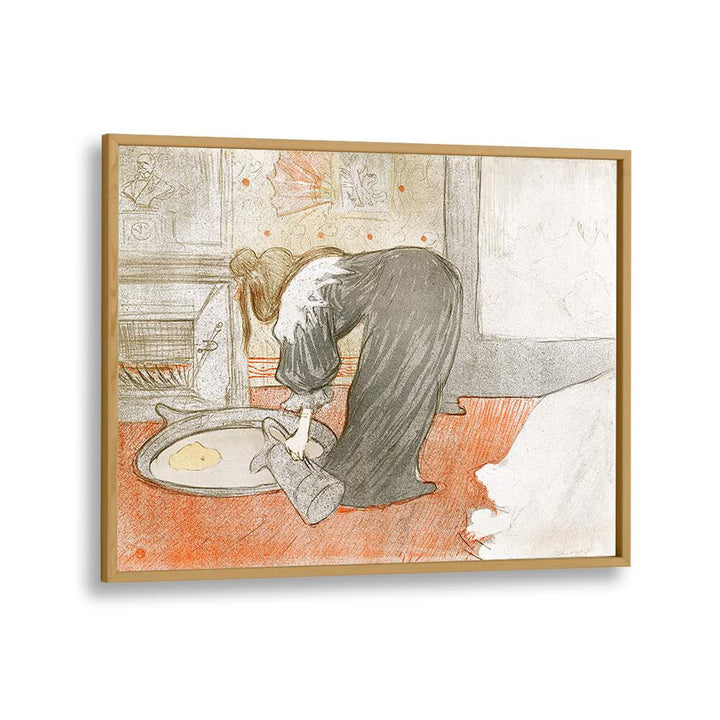 FEMME AU TUB (1896)  , VINTAGE PAINTINGS