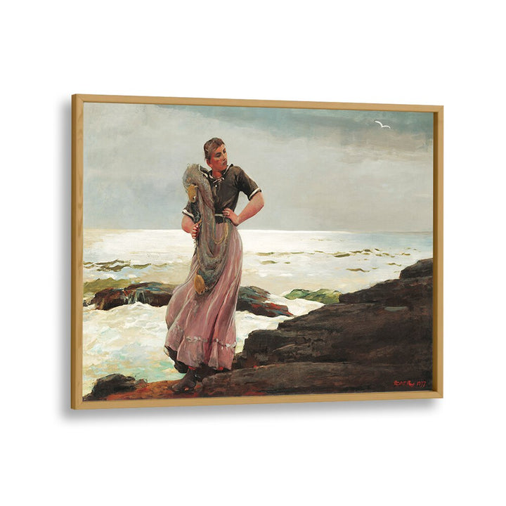 A LIGHT ON THE SEA (1897) , VINTAGE PAINTINGS