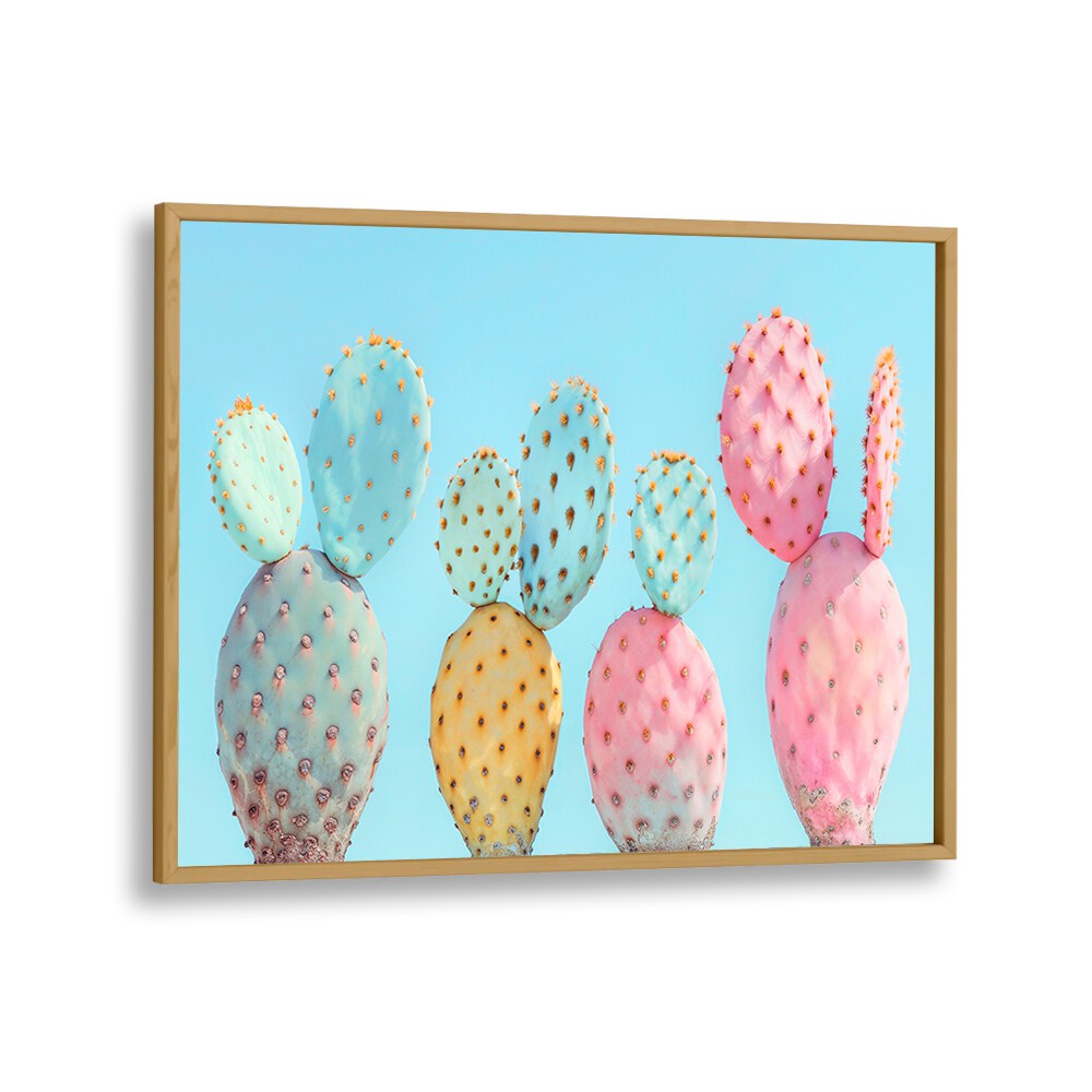 COLORFUL CACTUS  , BEACH PAINTINGS