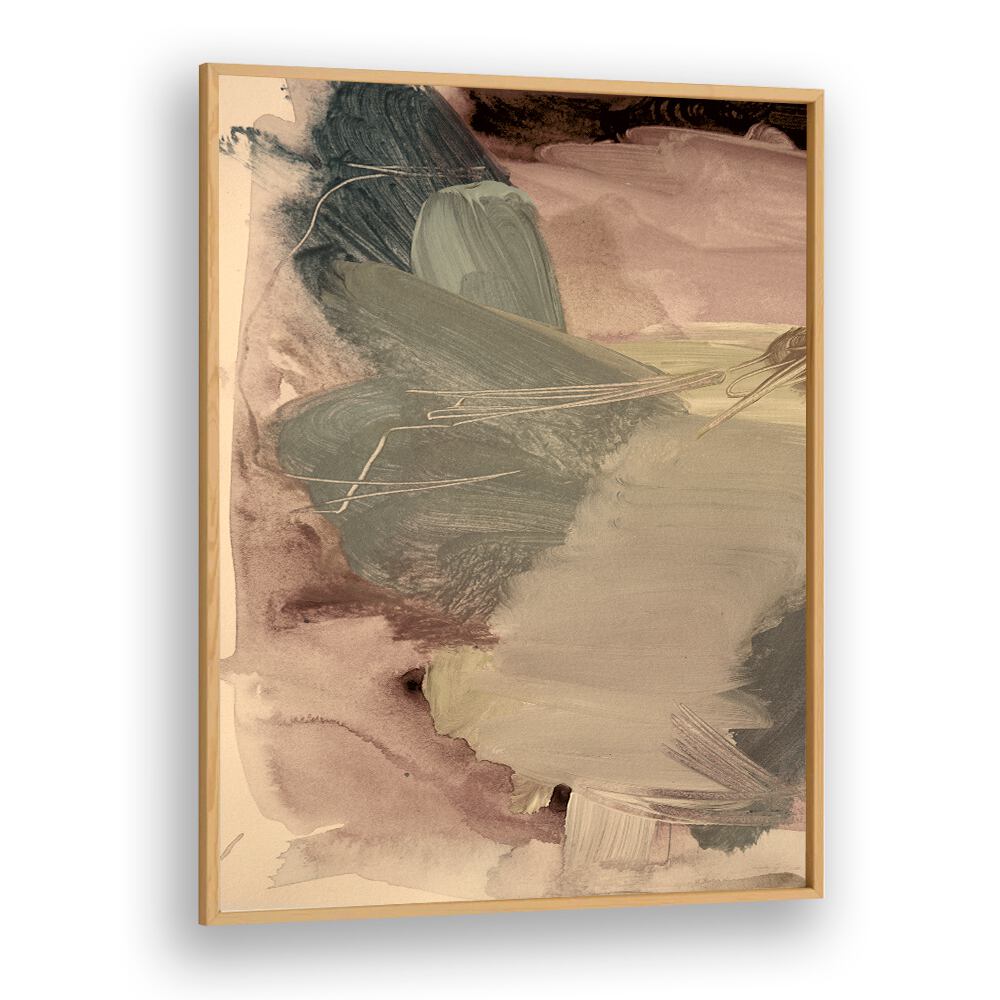 Abstract artwork "ETHERAL BRUSH STROKES II, ABSTRACT PAINTINGS" featuring soft colors and dynamic brushwork.