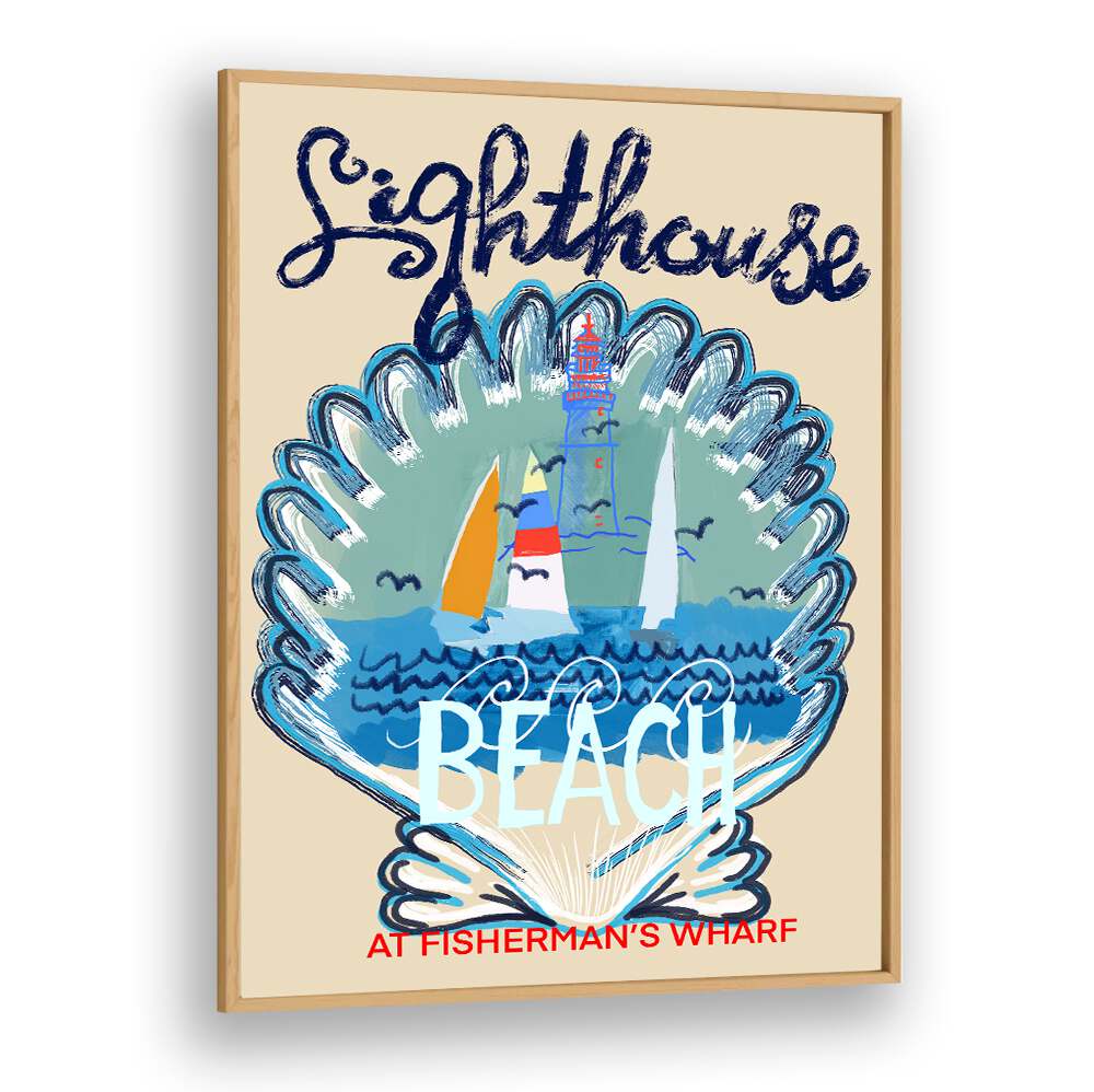 Vibrant LIGHTHOUSE I, BEACH PAINTINGS showcasing coastal serenity, perfect for enhancing your living space.