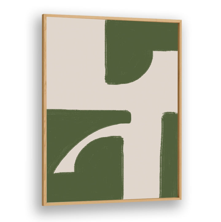 Green Beige Modern Abstract Paintings featuring soothing colors to elevate your living space with contemporary style.