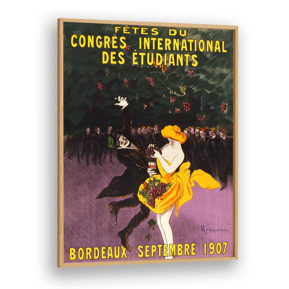 CELEBRATIONS OF THE INTERNATIONAL STUDENT CONGRESS, BORDEAUX (1907) , VINTAGE PAINTINGS