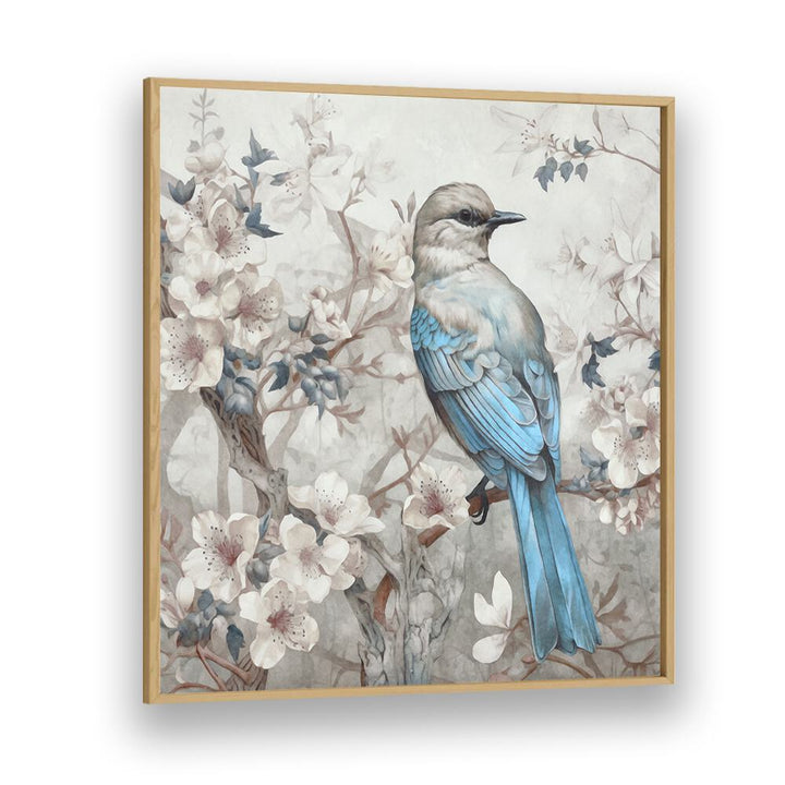 CHINOISERIE BIRD SPRING VIBES II BY ANDREA HAASE , WILDLIFE POSTERS, WILDLIFE PAINTINGS