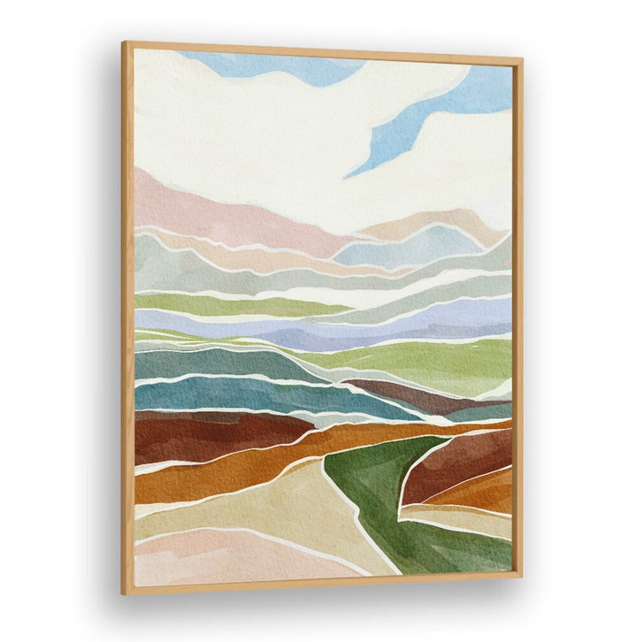 WARM AND COOL , LANDSCAPE PAINTINGS