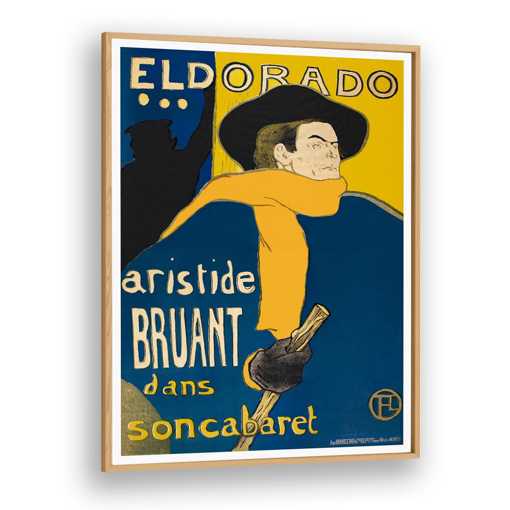 LES AMBASSADEURS ARISTIDE BRUANT (1892)  , VINTAGE PAINTINGS