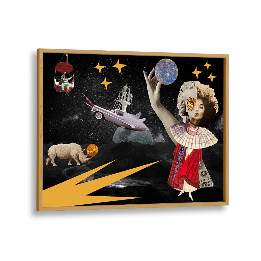 LUNA, SURREAL ART PRINTS showcase a captivating blend of whimsical elements, perfect for modern decor.