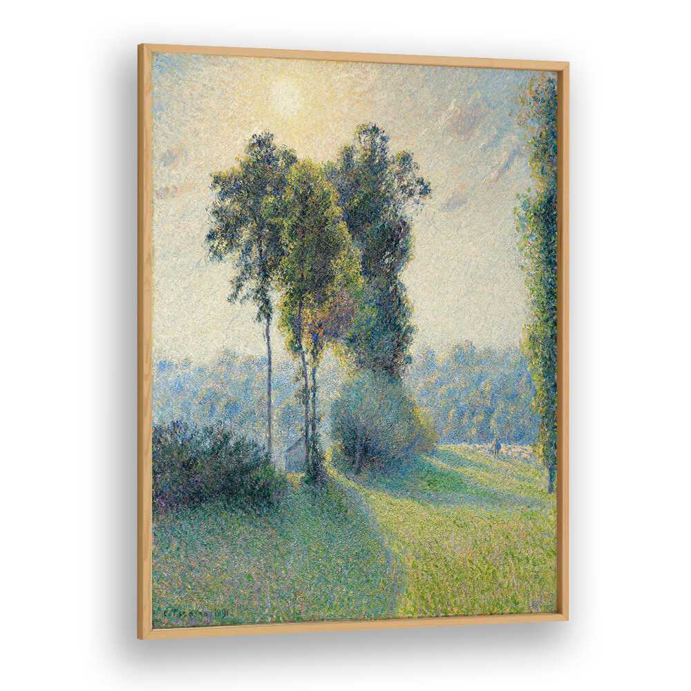 LANDSCAPE AT SAINT-CHARLES, NEAR GISORS, SUNSET (1891)  , VINTAGE PAINTINGS