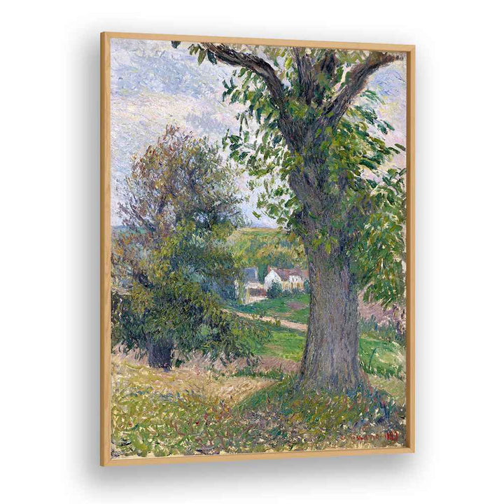 CHESTNUT TREES IN OSNY (1883)  , VINTAGE PAINTINGS