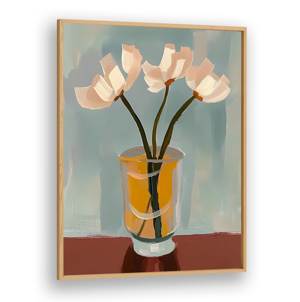 Elegant FLOWER IN A VASE I centerpiece, enhancing home decor with natural beauty and sophisticated design.