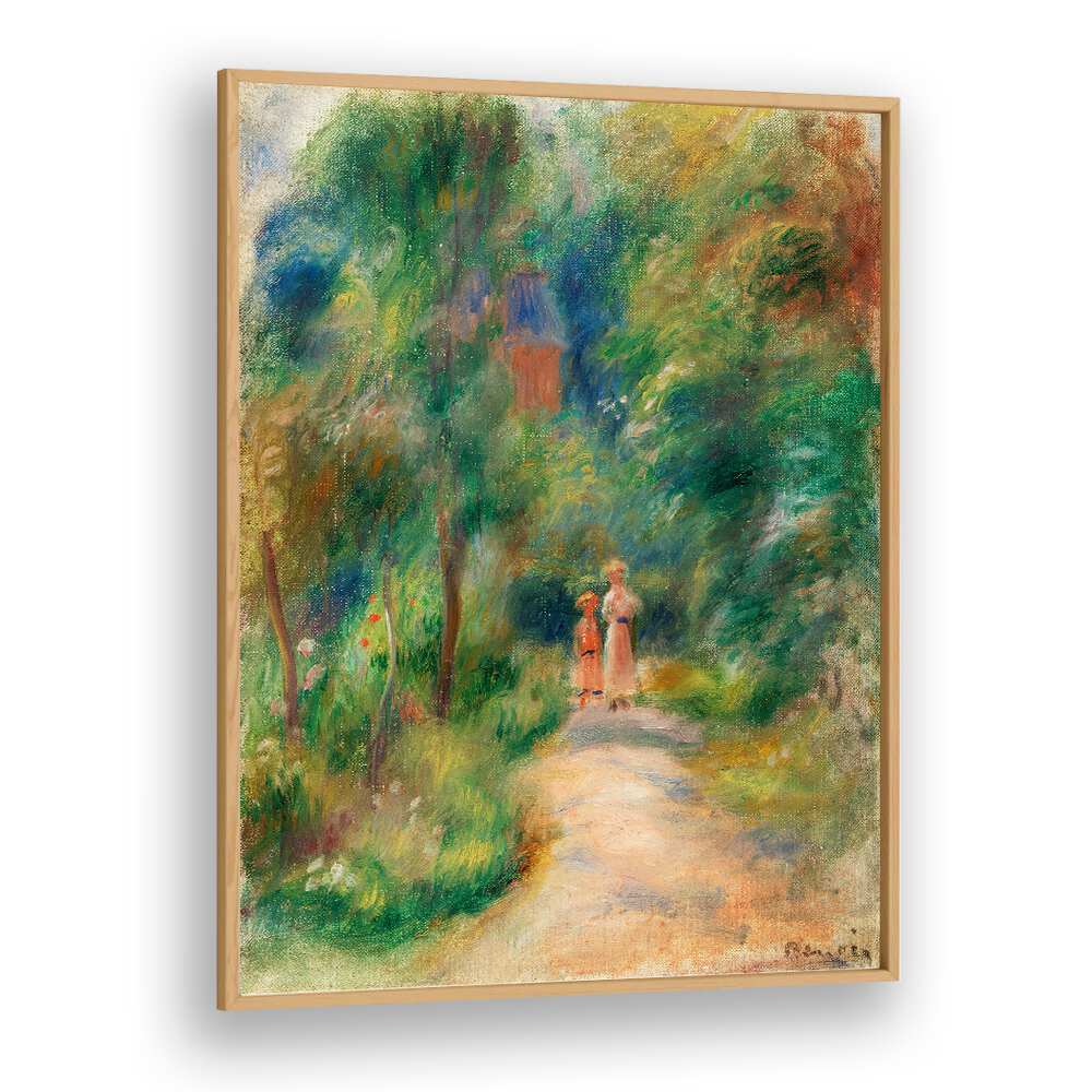 TWO FIGURES ON A PATH : DEUX FIGURES DANS UN SENTIER (1906) , VINTAGE PAINTINGS