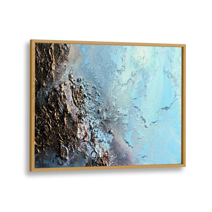 COASTAL - MISTY WATERS, ABSTRACT PAINTINGS featuring vibrant colors and fluid forms, perfect for transforming your space.