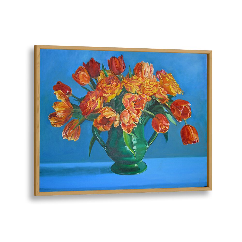 TULIPS , FLORAL FLOWER PAINTINGS