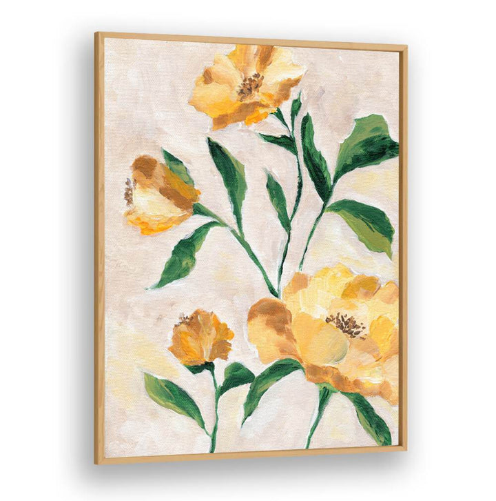 YELLOW CAMELLIA , FLORAL FLOWER PAINTINGS