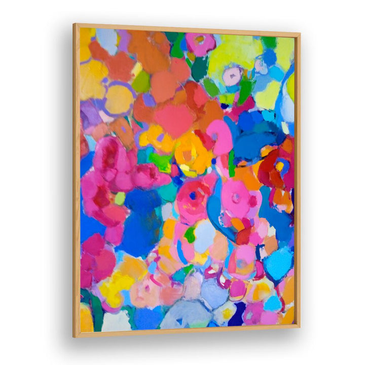 Vibrant FLOWERS FANTASY, ABSTRACT PAINTINGS showcasing colorful floral artistry, perfect for home decor or gifting.