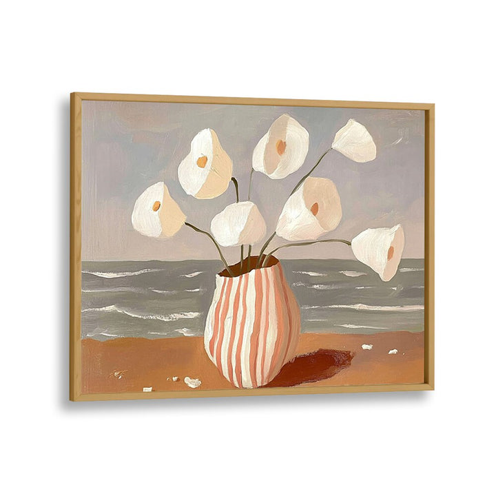 Serene artwork "BOATS IN THE HARBOR II" beautifully depicts harbor life, ideal for nautical-themed decor.