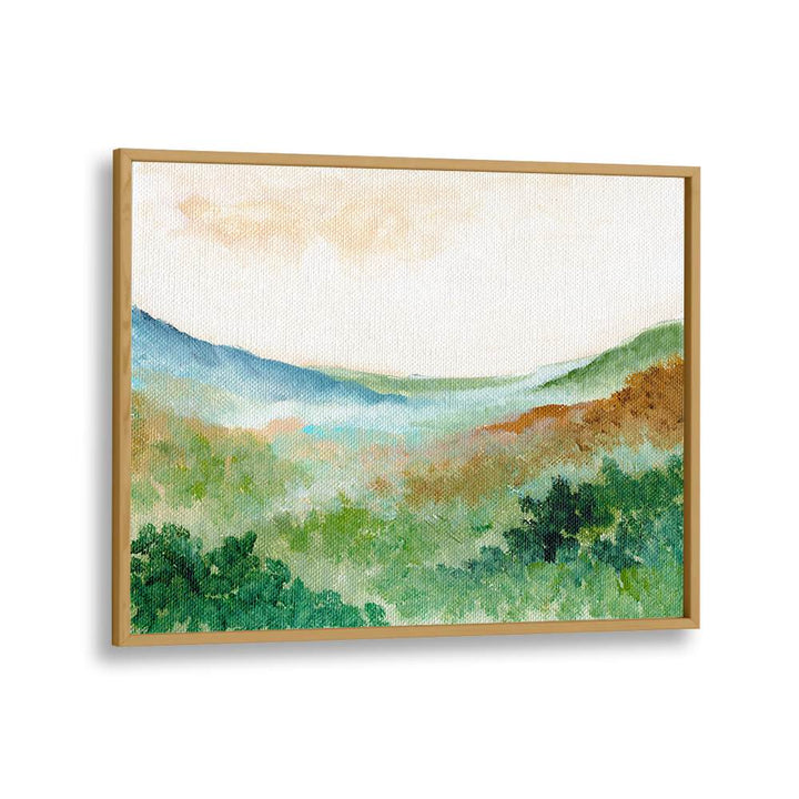 MIST OVER MEADOWS , LANDSCAPE PAINTINGS